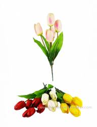 FUY173357 Bimbós tulipán csokor*5v.35cm