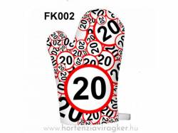 FK002 Főzőkesztyű 20-karikás